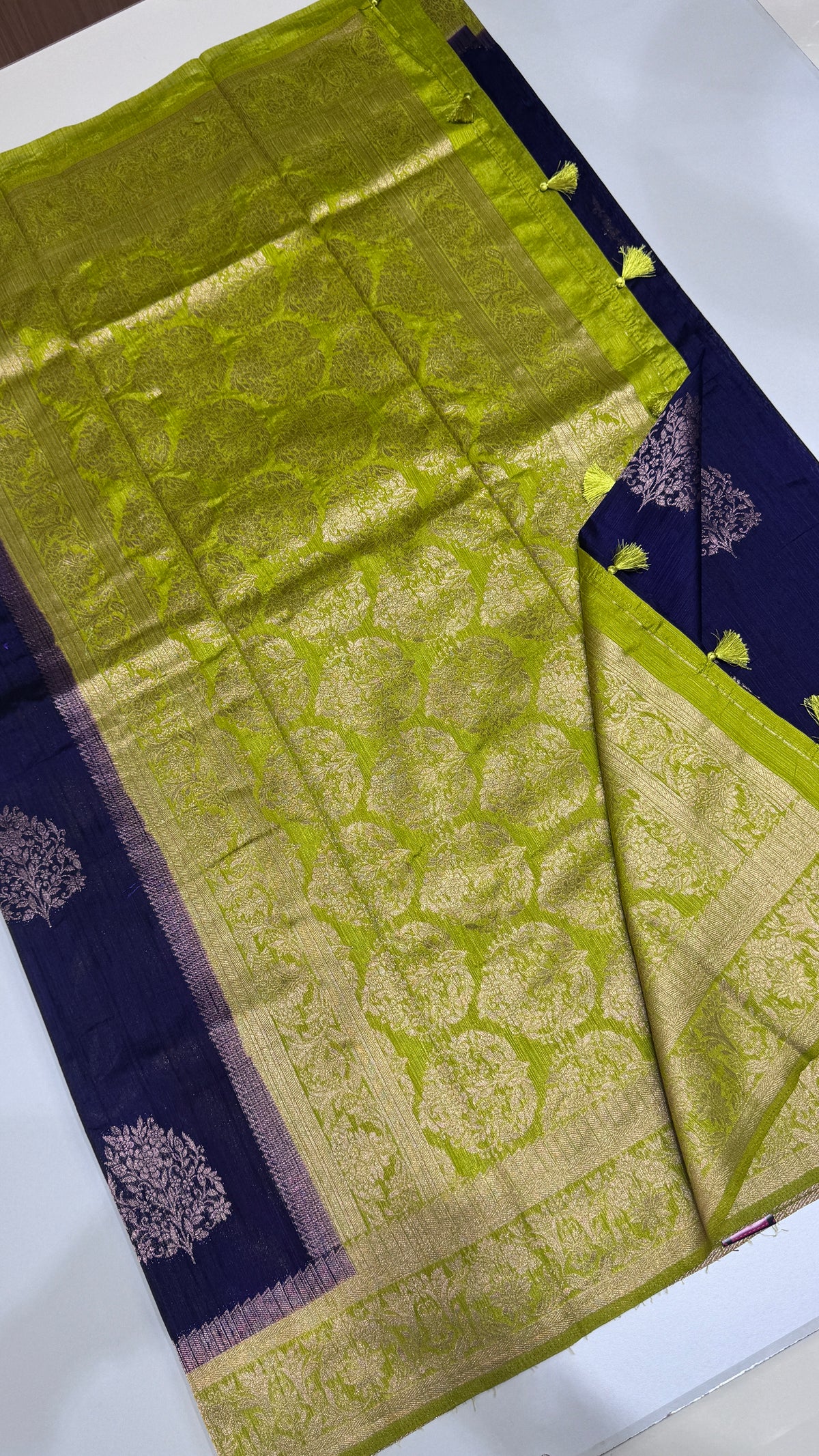 Semi Raw Silk Saree