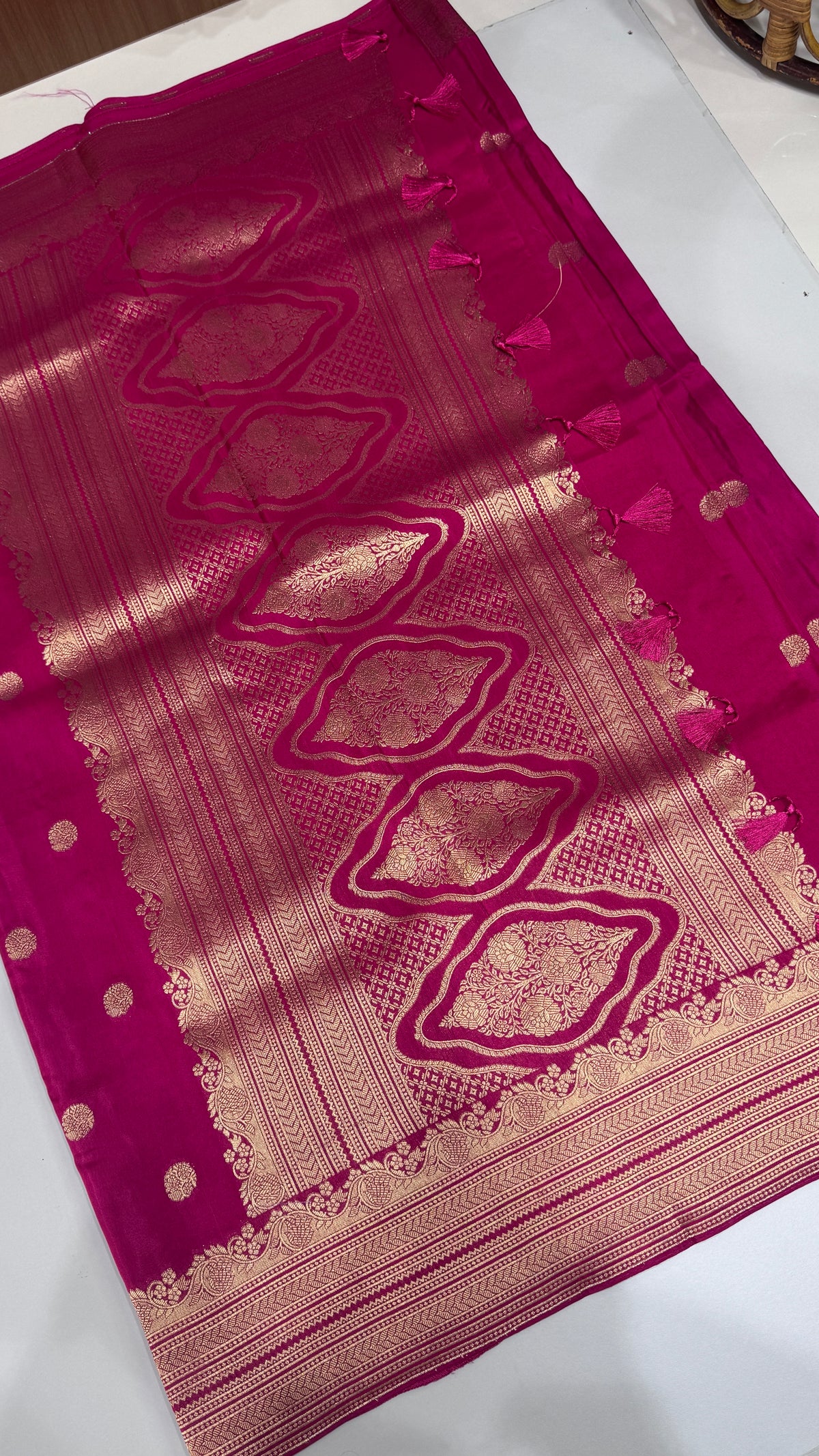 Tussar Georgette Saree with Border