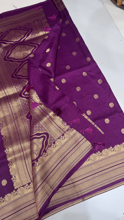 Tussar Georgette Saree with Border