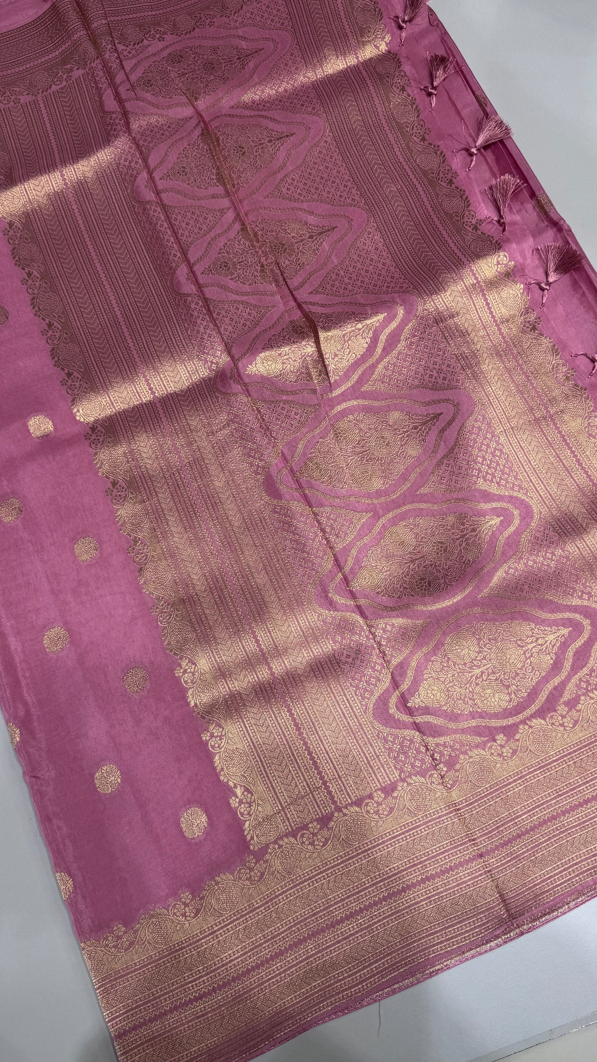 Tussar Georgette Saree with Border