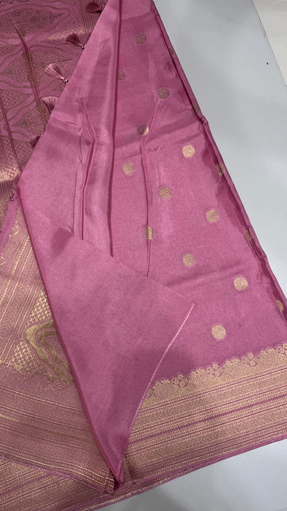 Tussar Georgette Saree with Border