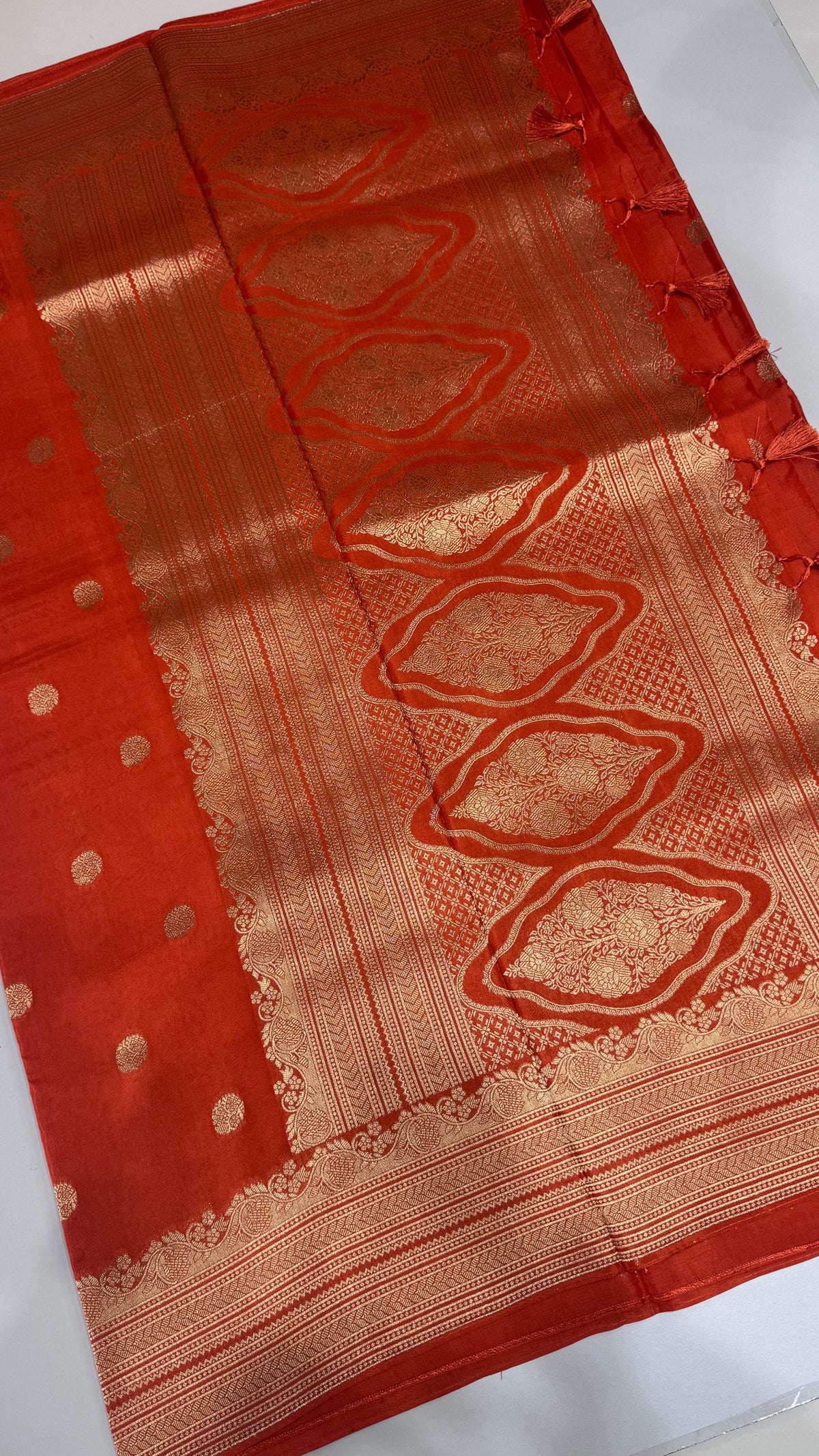 Tussar Georgette Saree with Border