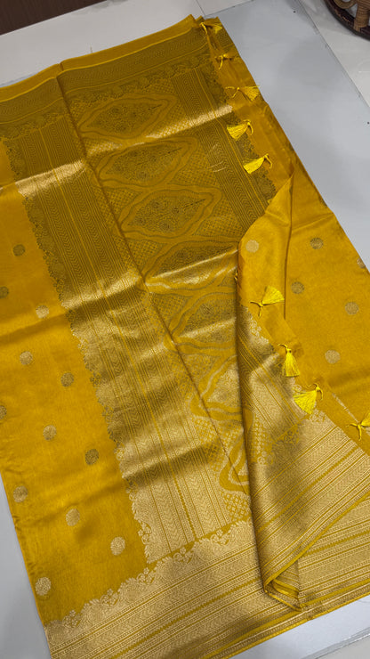 Tussar Georgette Saree with Border