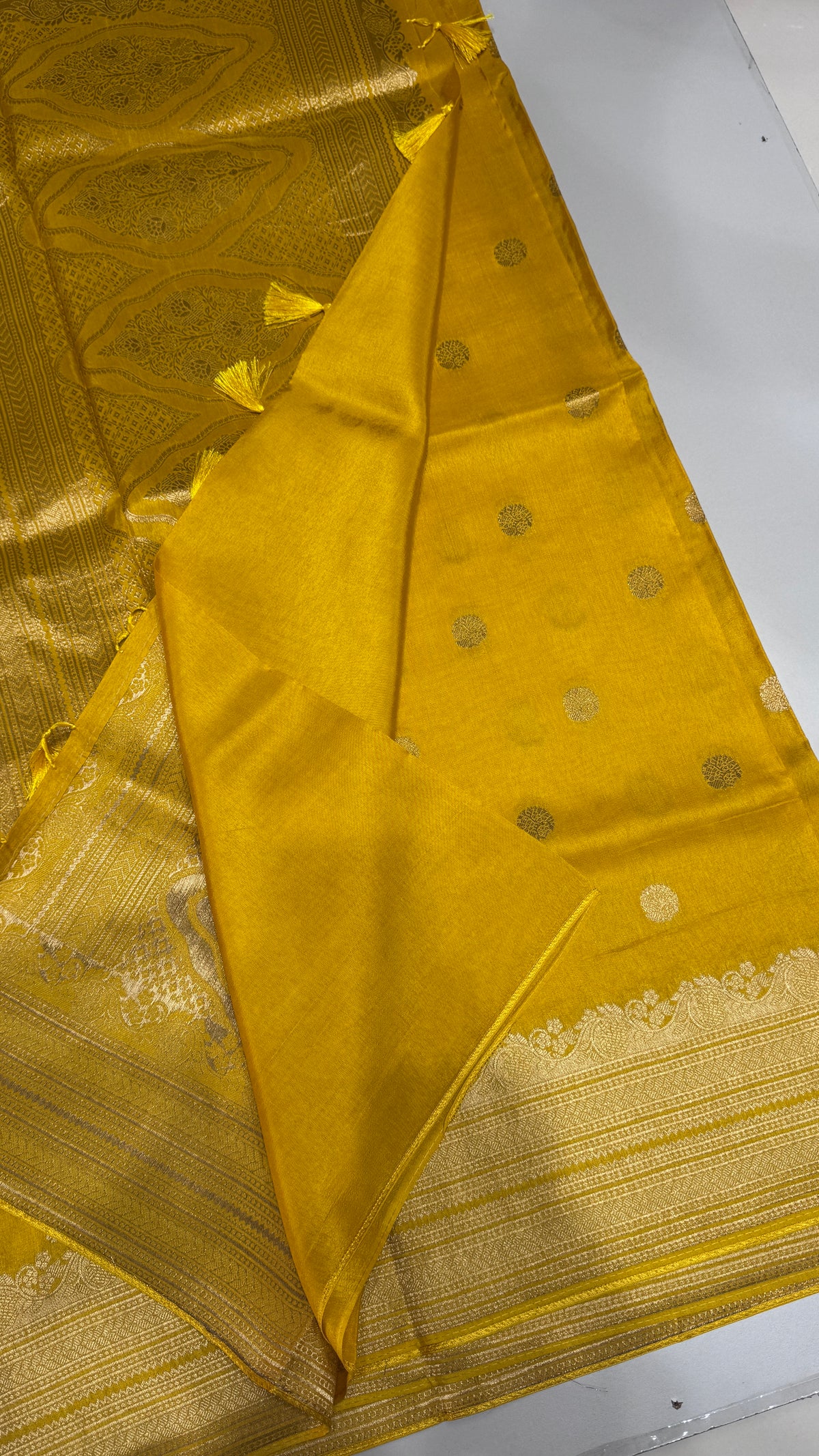 Tussar Georgette Saree with Border