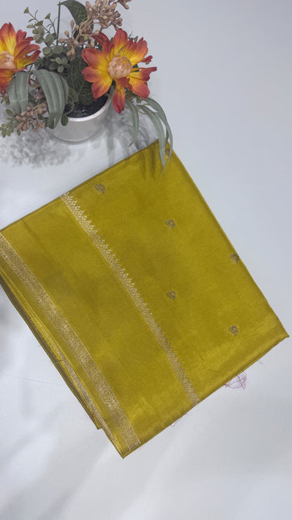 Semi Munga Crepe with Gap Border