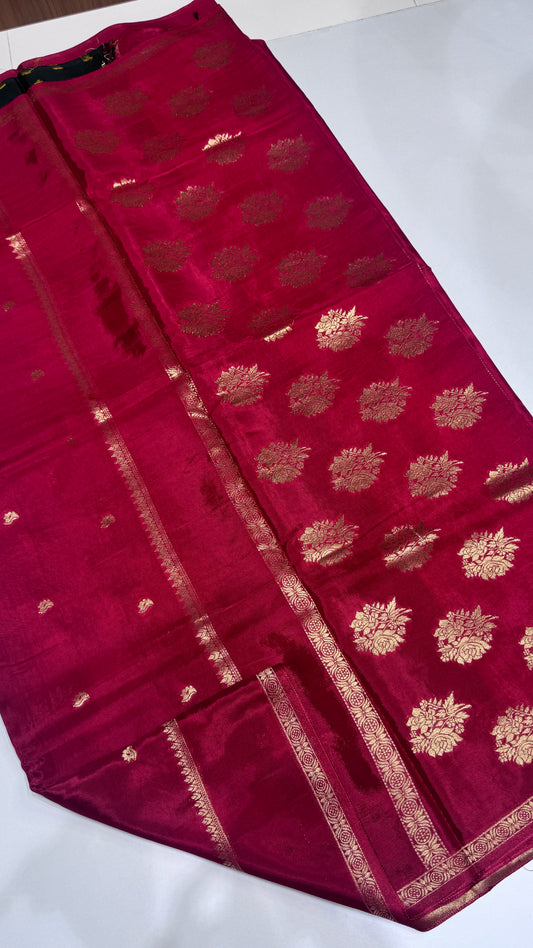 Semi Munga Crepe with Gap Border