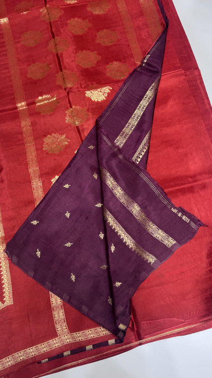 Semi Munga Crepe with Gap Border