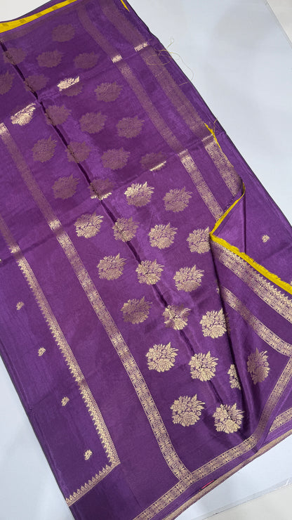 Semi Munga Crepe with Gap Border