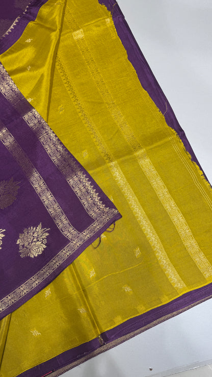 Semi Munga Crepe with Gap Border