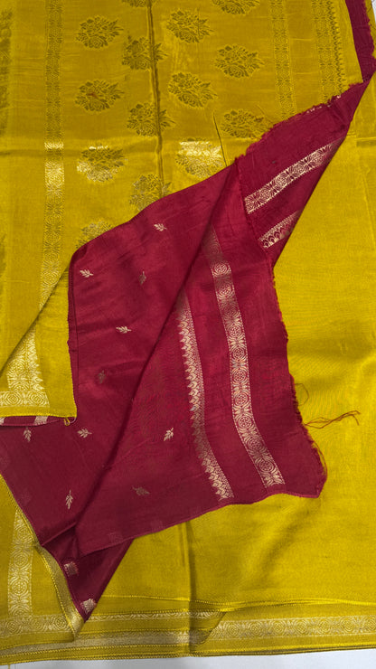 Semi Munga Crepe with Gap Border