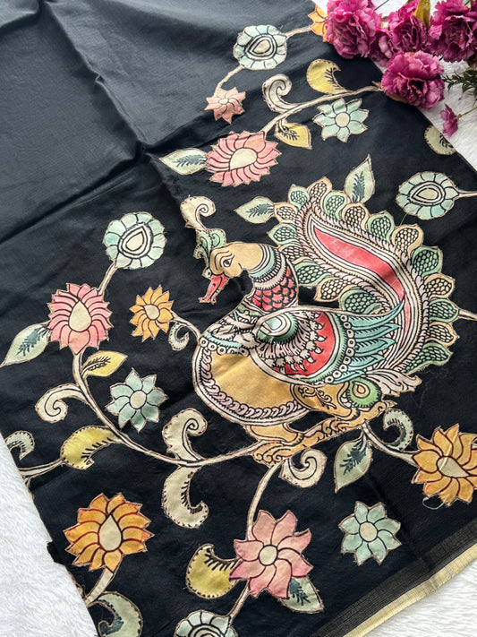 Applique Work Saree