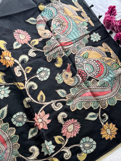Applique Work Saree