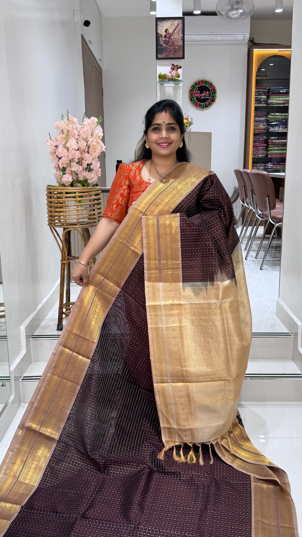 Lakshadeepam Pure Silk Cotton Saree