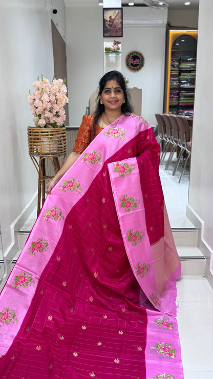 Semi Tussar Saree