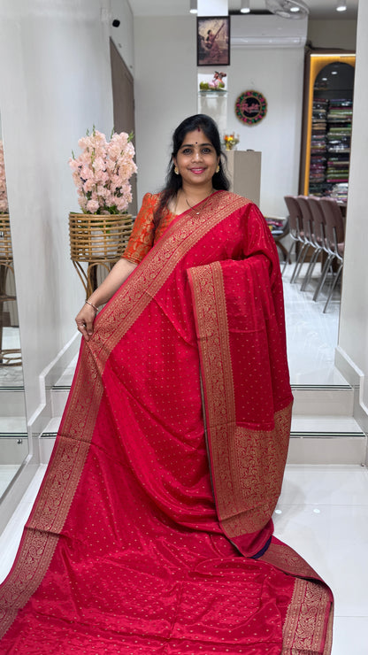 Banaras Crepe Silk Saree
