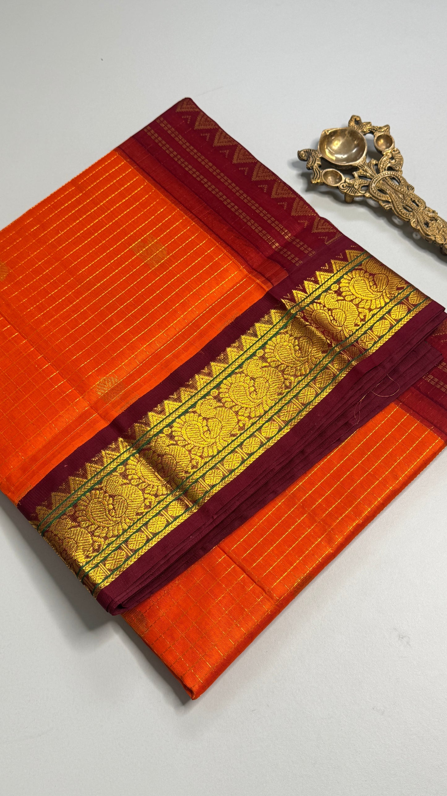 Zari Lines Pure Silk Cotton Saree