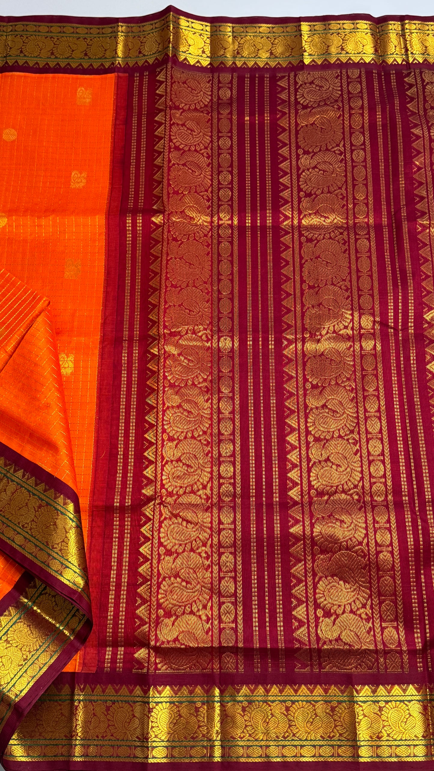 Zari Lines Pure Silk Cotton Saree