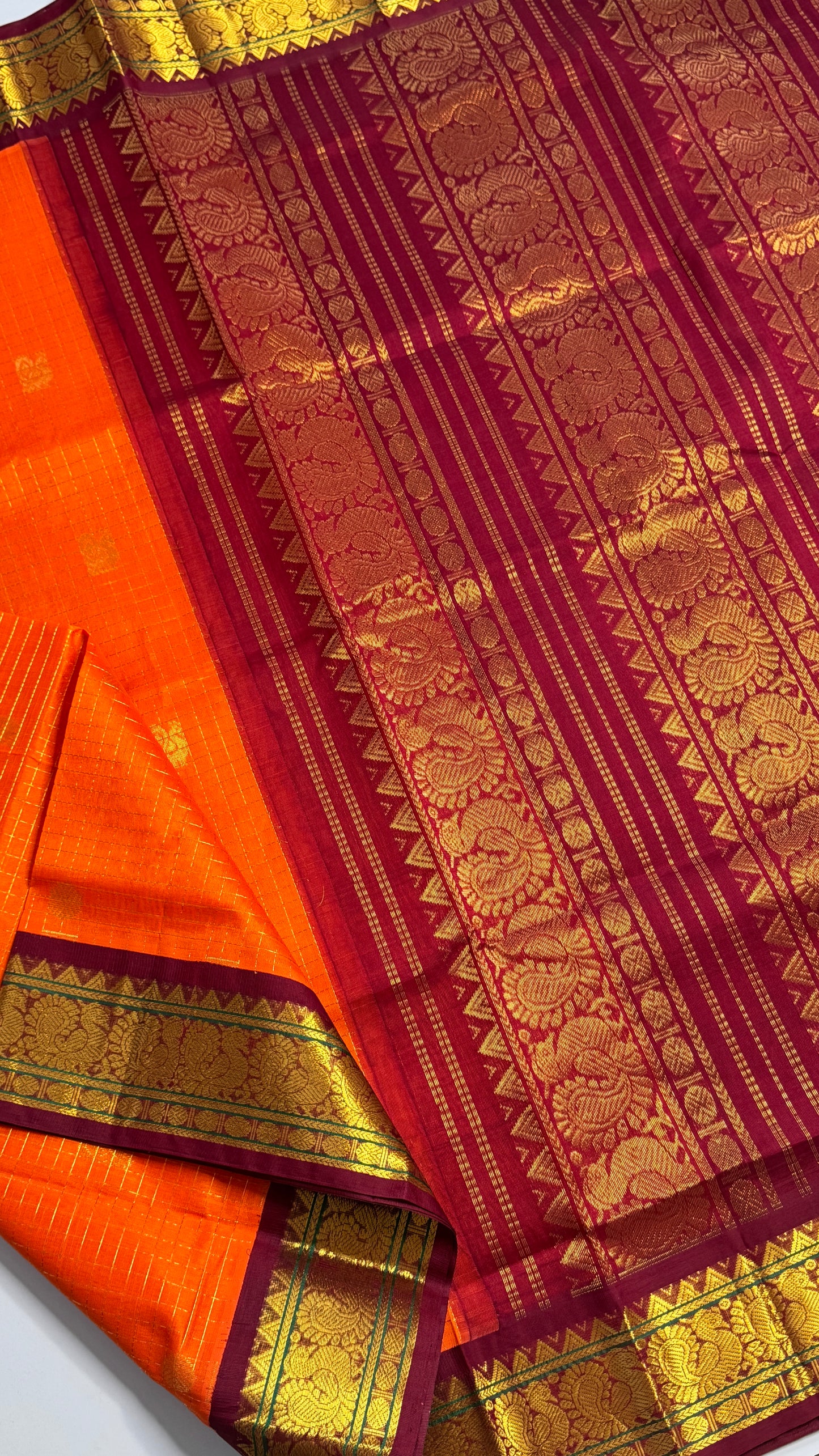 Zari Lines Pure Silk Cotton Saree