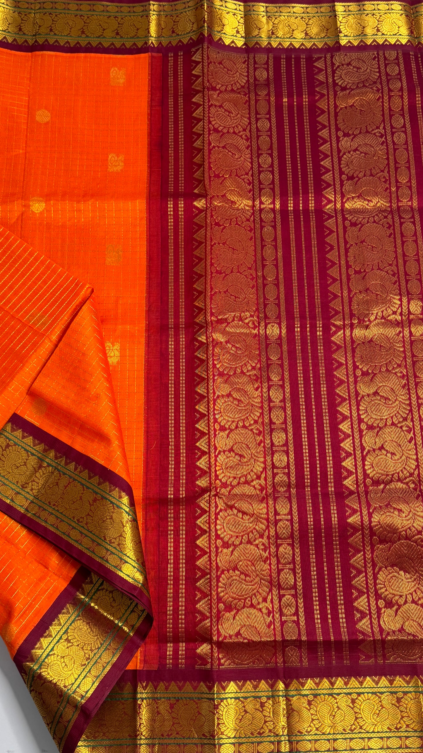 Zari Lines Pure Silk Cotton Saree