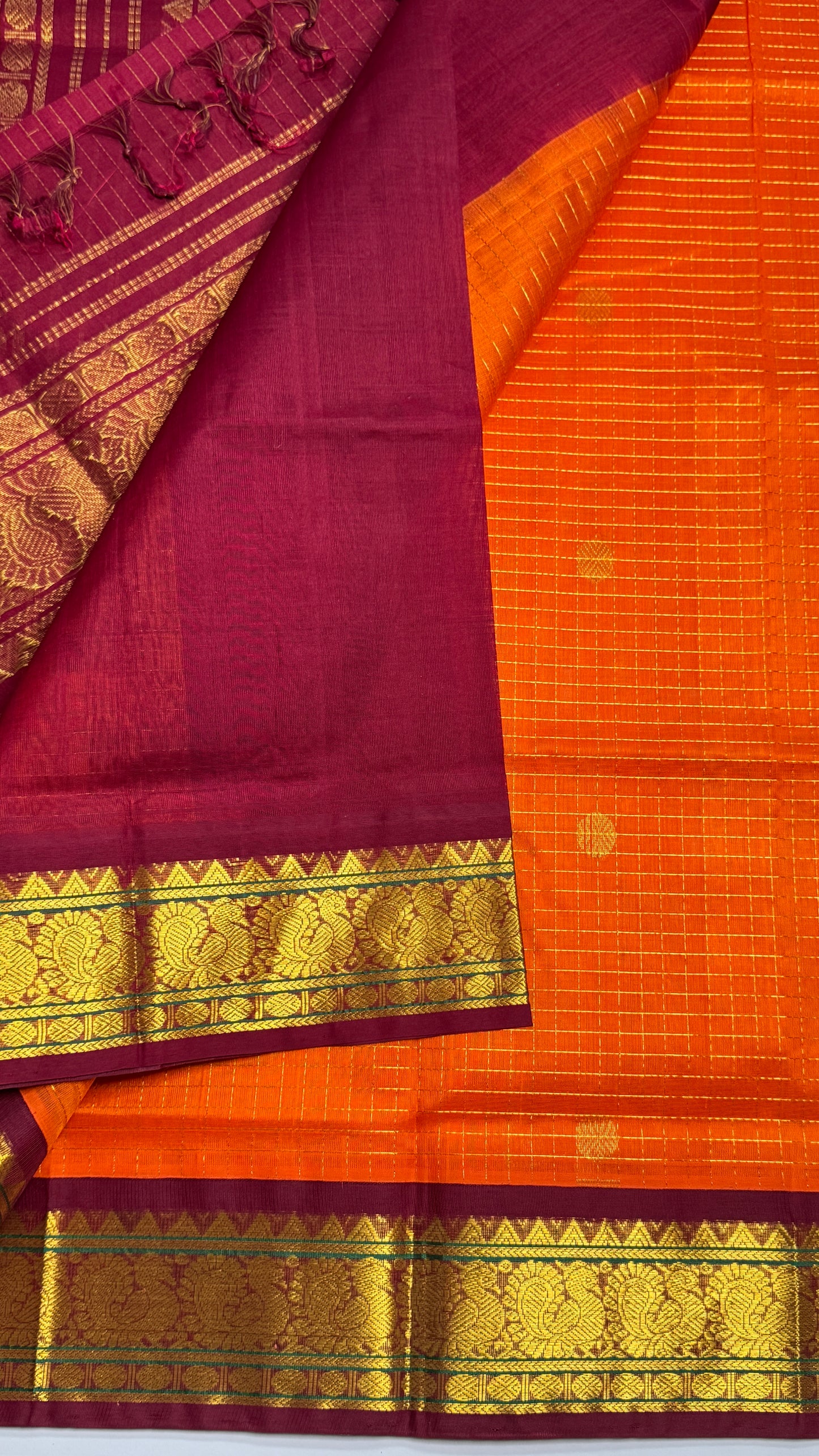 Zari Lines Pure Silk Cotton Saree