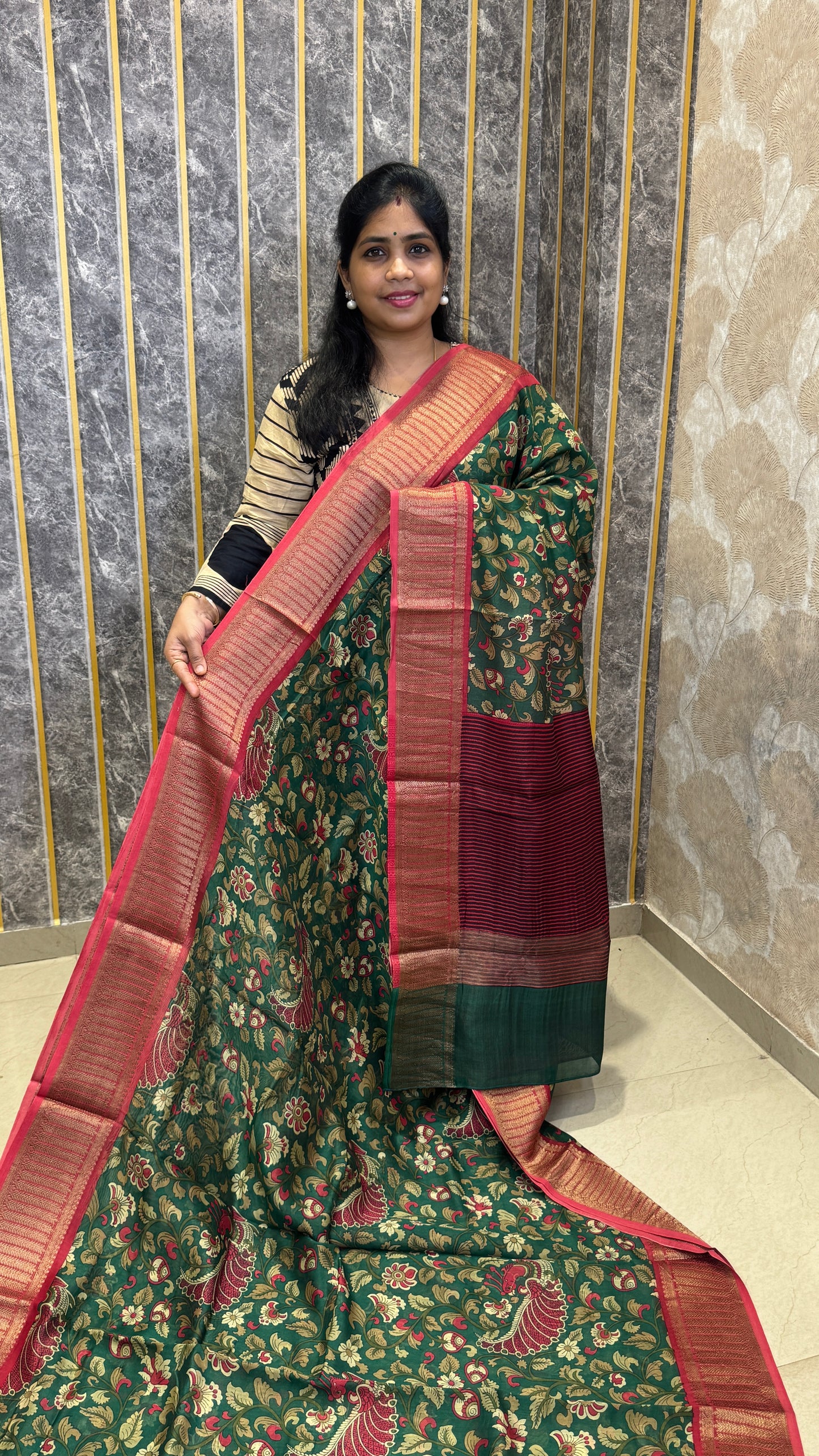 Chanderi Butter Silk Saree