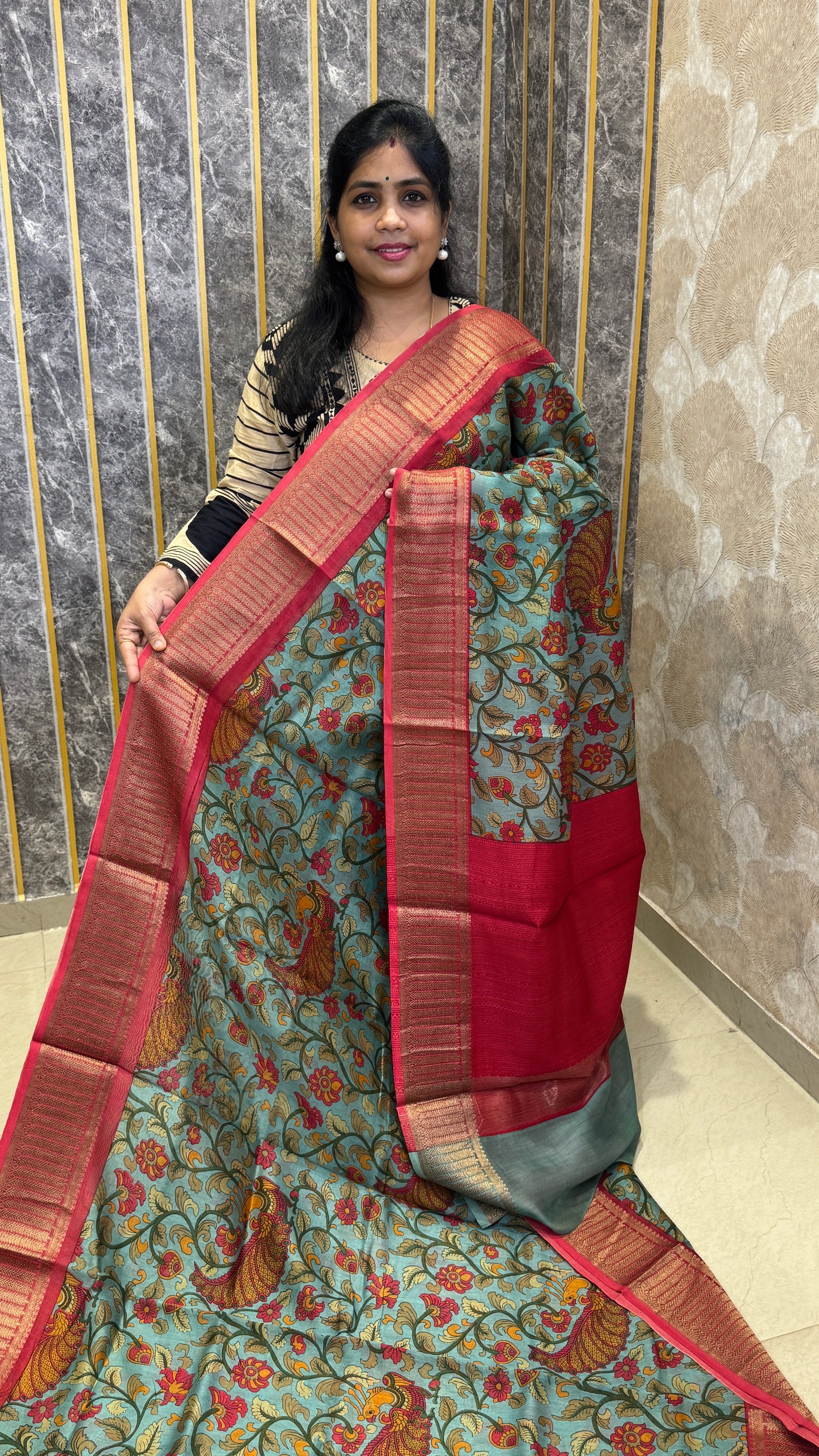Chanderi Butter Silk Saree