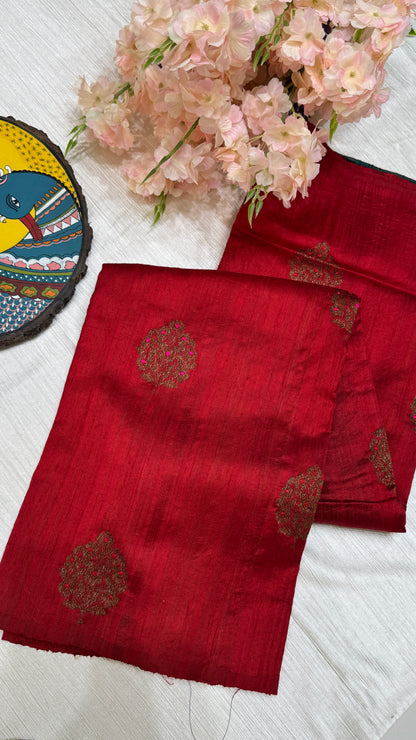 Pure Raw Silk Saree