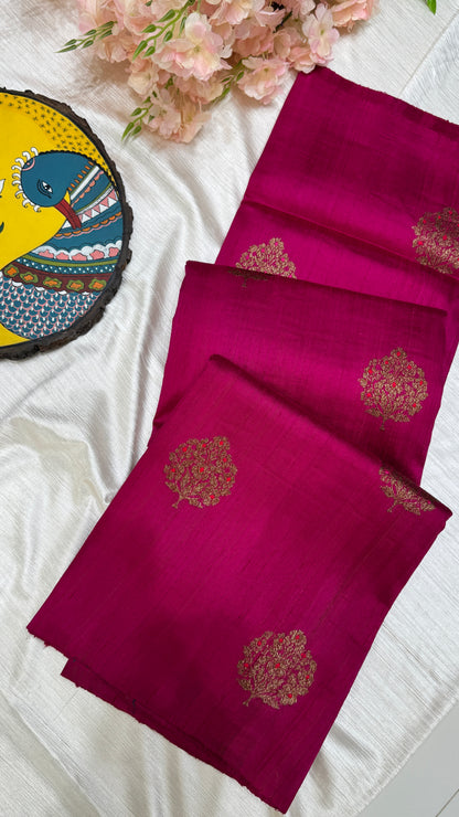 Pure Raw Silk Saree