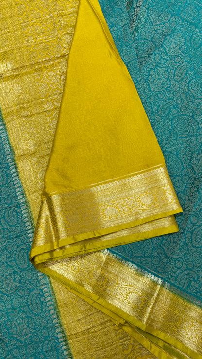 Banaras Wrinkle Geogrette Saree