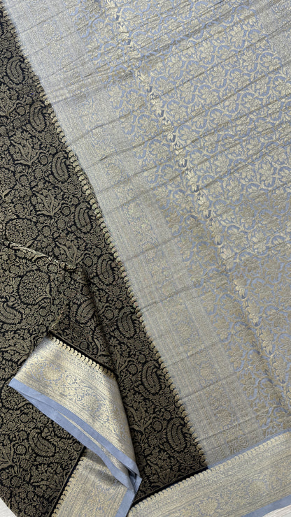 Banaras Wrinkle Geogrette Saree