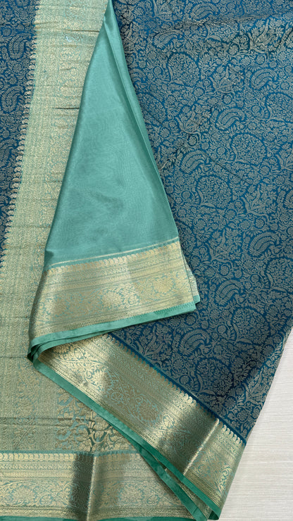 Banaras Wrinkle Geogrette Saree