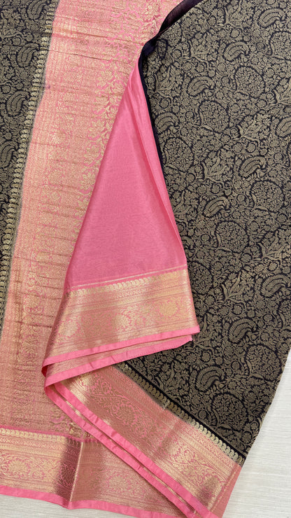 Banaras Wrinkle Geogrette Saree