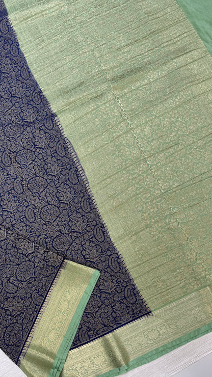 Banaras Wrinkle Geogrette Saree