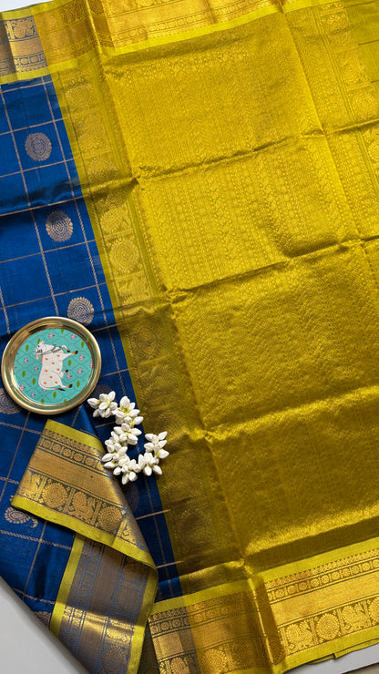 Mayil & Chakram Butta Pure Silk Cotton Saree