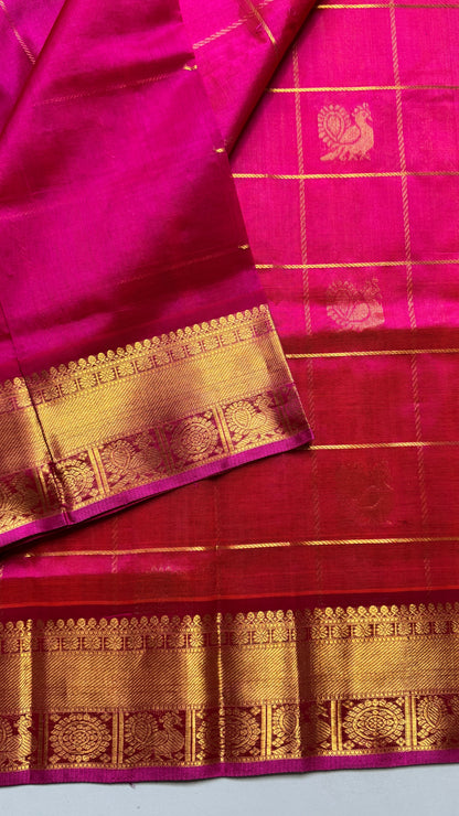 Mayil & Chakram Butta Pure Silk Cotton Saree