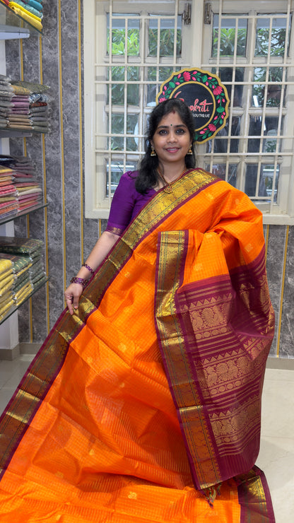 Zari Lines Pure Silk Cotton Saree