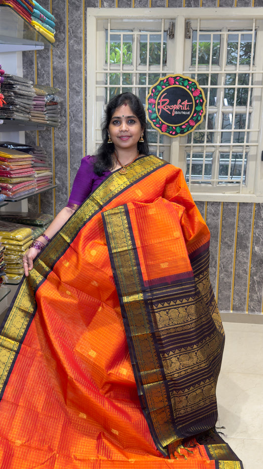 Zari Lines Pure Silk Cotton Saree