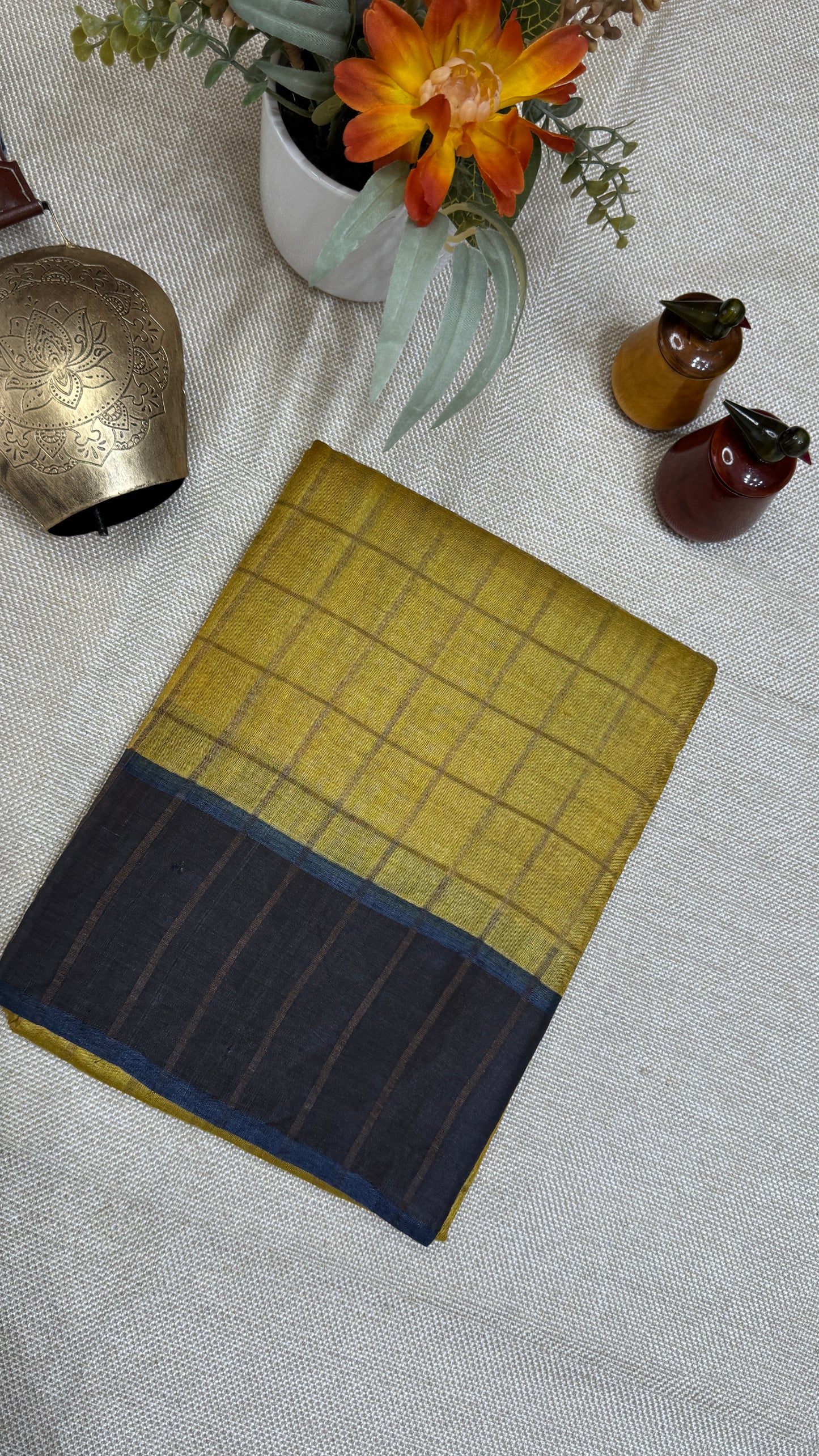Handloom Pure Tussar Silk Saree