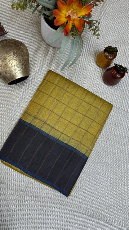 Handloom Pure Tussar Silk Saree