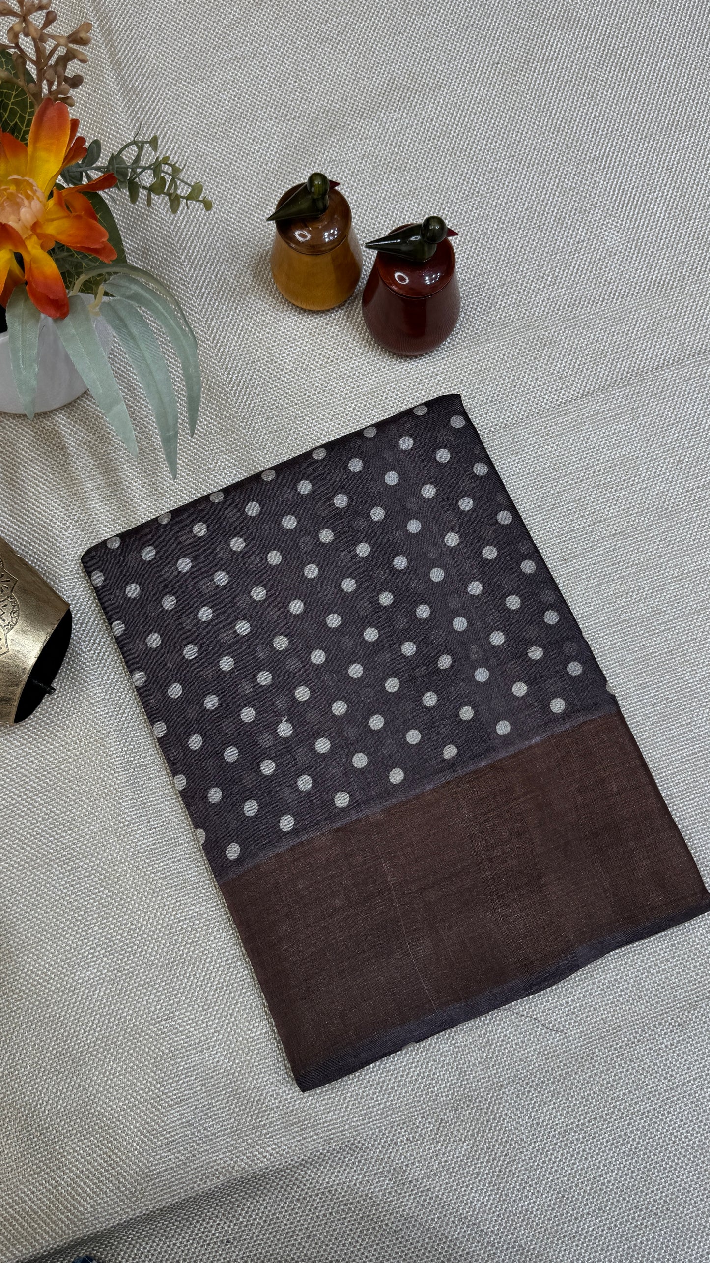 Handloom Pure Tussar Silk Saree