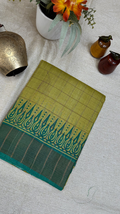 Handloom Pure Tussar Silk Saree