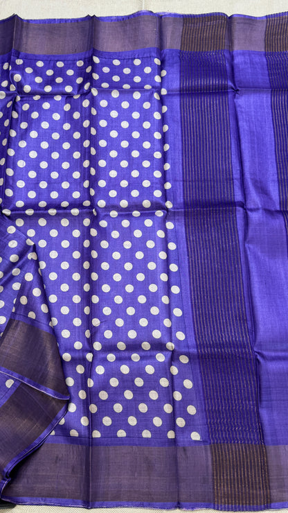 Handloom Pure Tussar Silk Saree