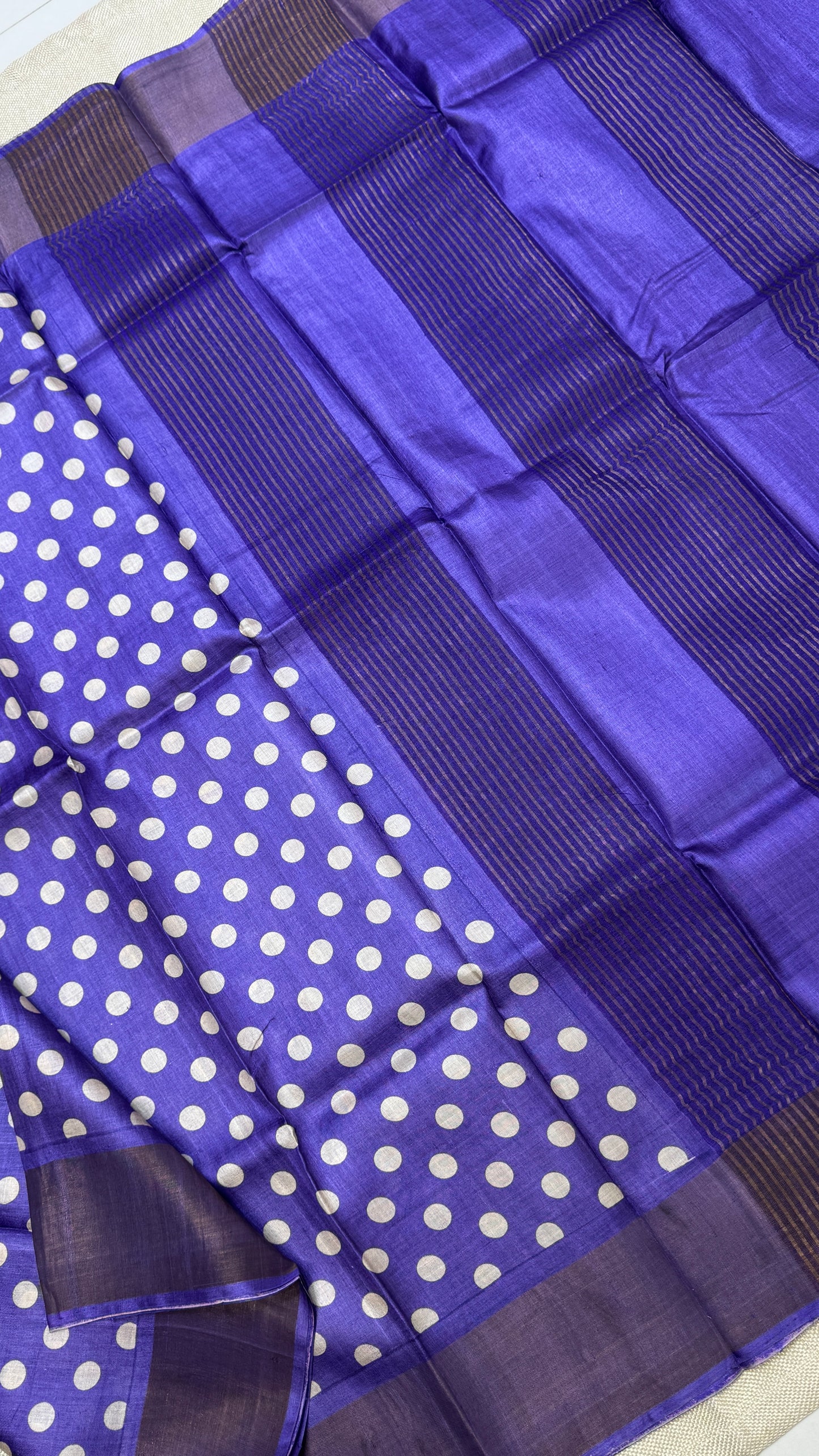 Handloom Pure Tussar Silk Saree