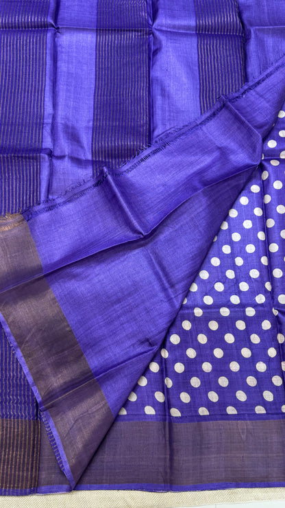 Handloom Pure Tussar Silk Saree