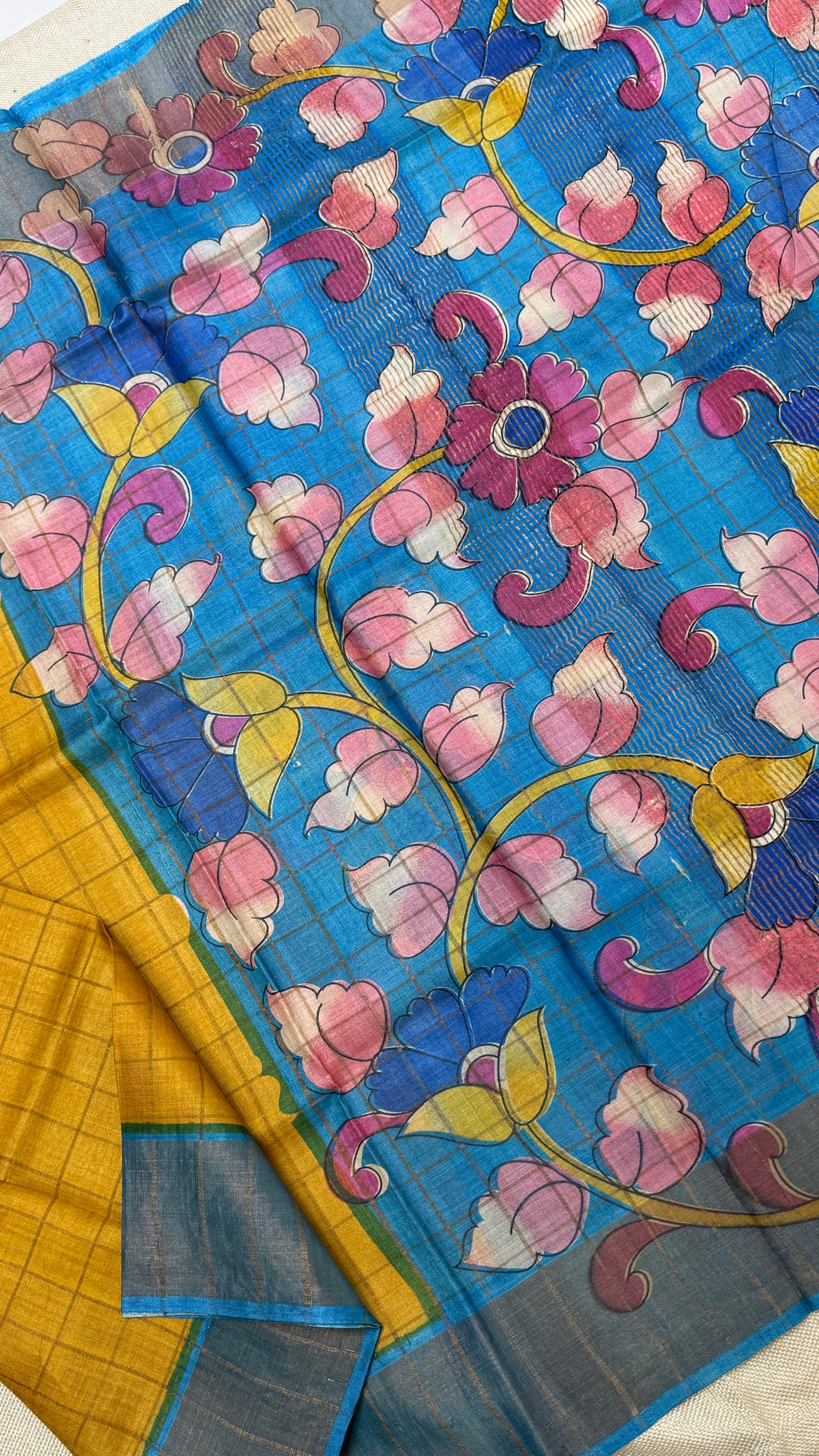 Handloom Pure Tussar Silk Saree