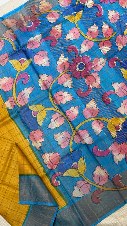 Handloom Pure Tussar Silk Saree