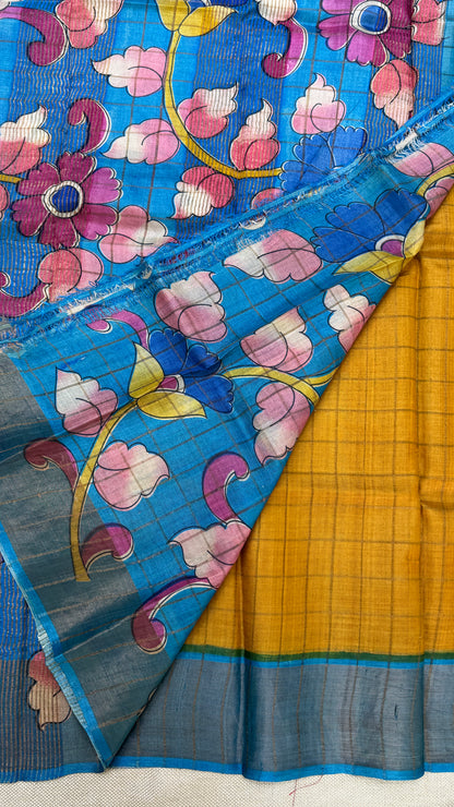 Handloom Pure Tussar Silk Saree