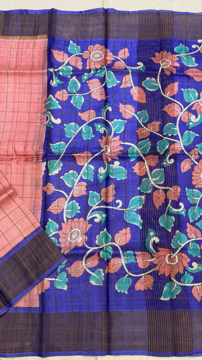 Handloom Pure Tussar Silk Saree