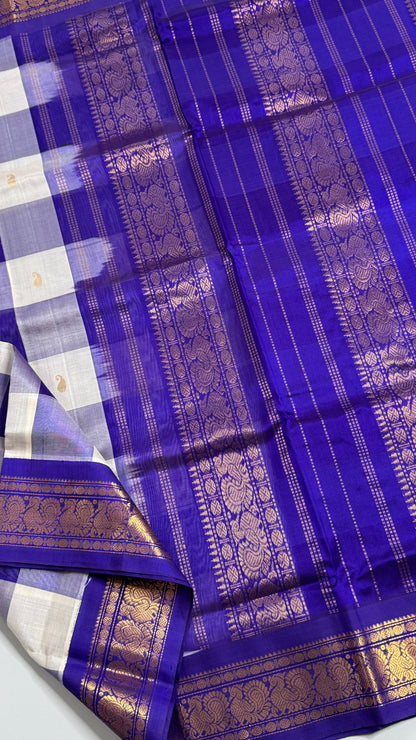 Palum Pazhamum Pure Silk Cotton with Kovari Border Saree