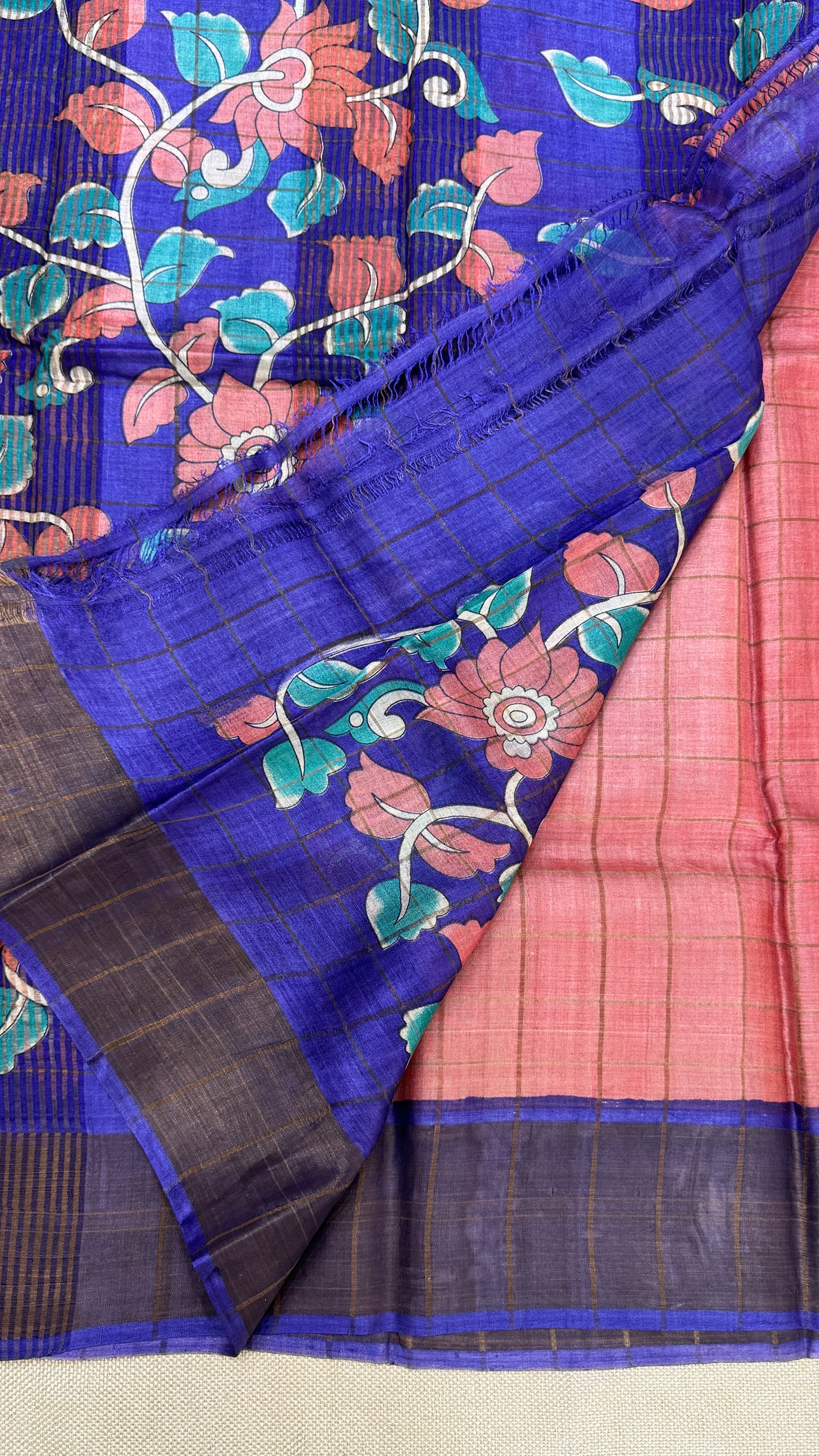 Handloom Pure Tussar Silk Saree